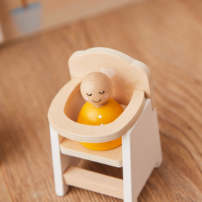 Wooden Doll’s House Nursery Furniture Set