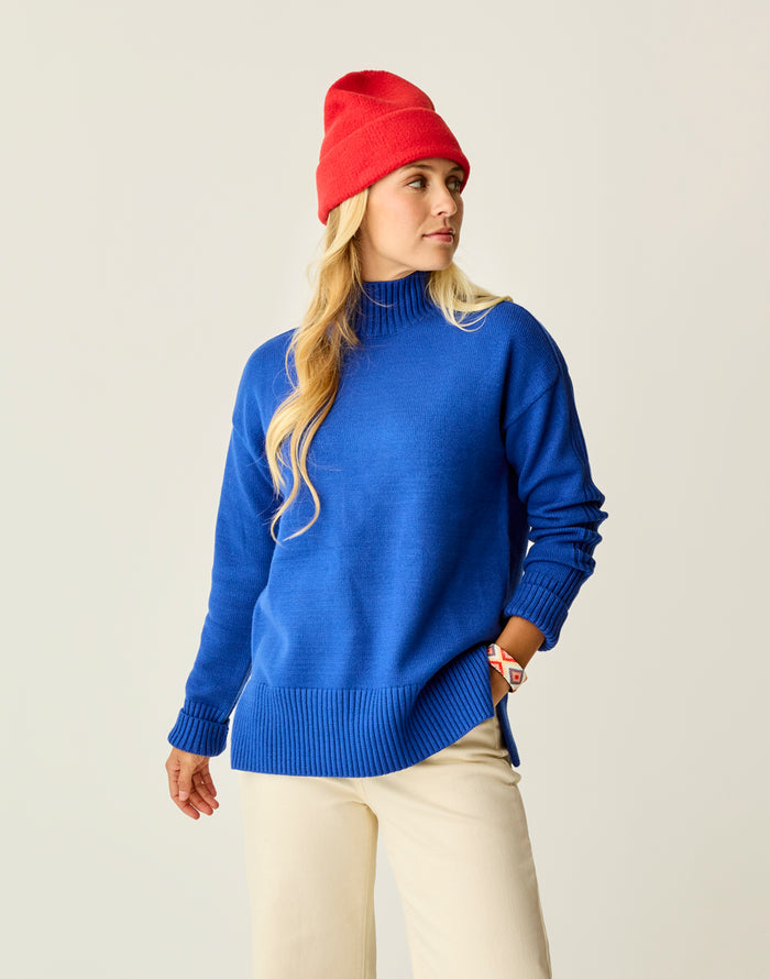 Woodward Sweater: Capri Heather