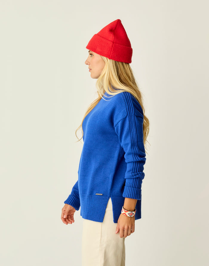 Woodward Sweater: Capri Heather