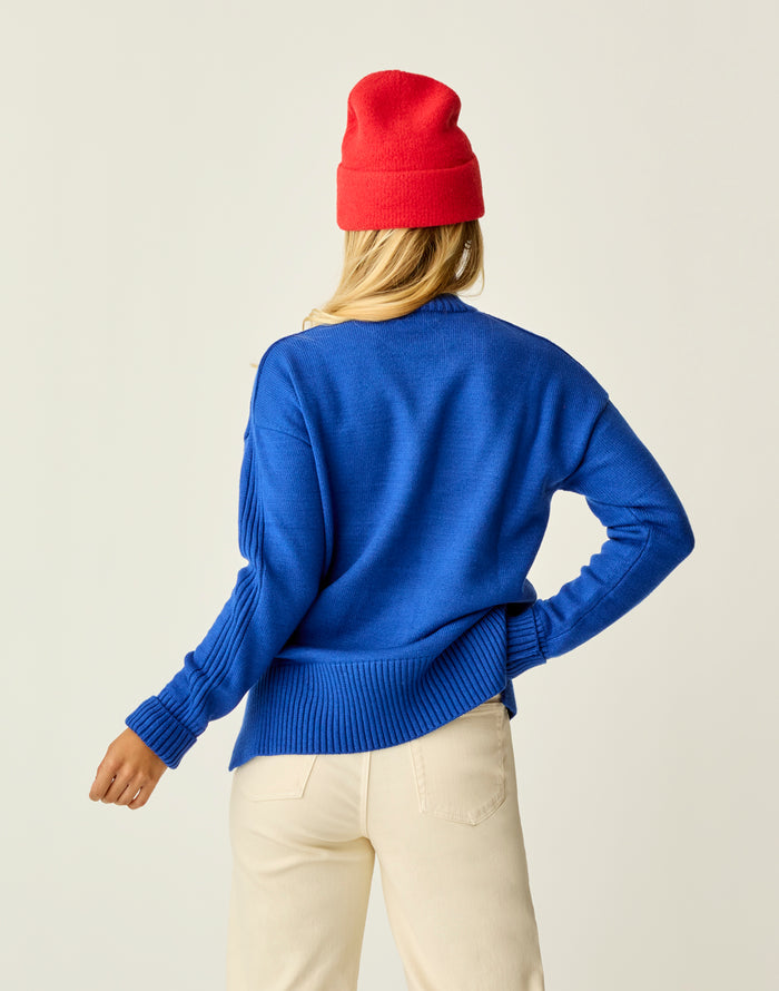 Woodward Sweater: Capri Heather