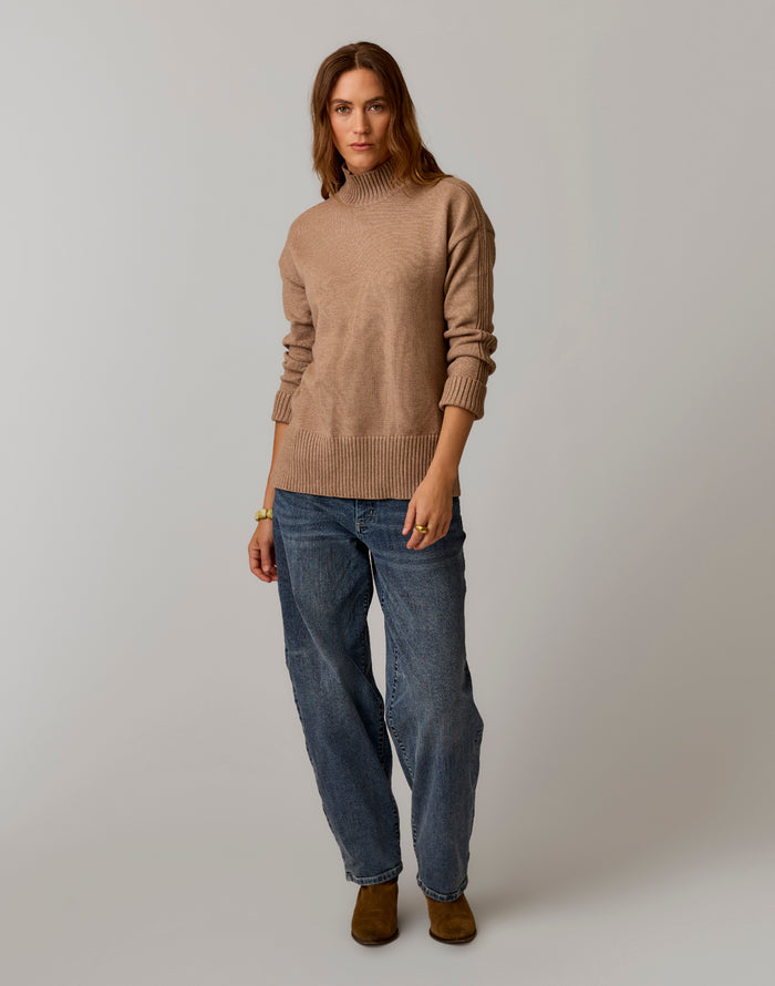Woodward Sweater: Dark Barley