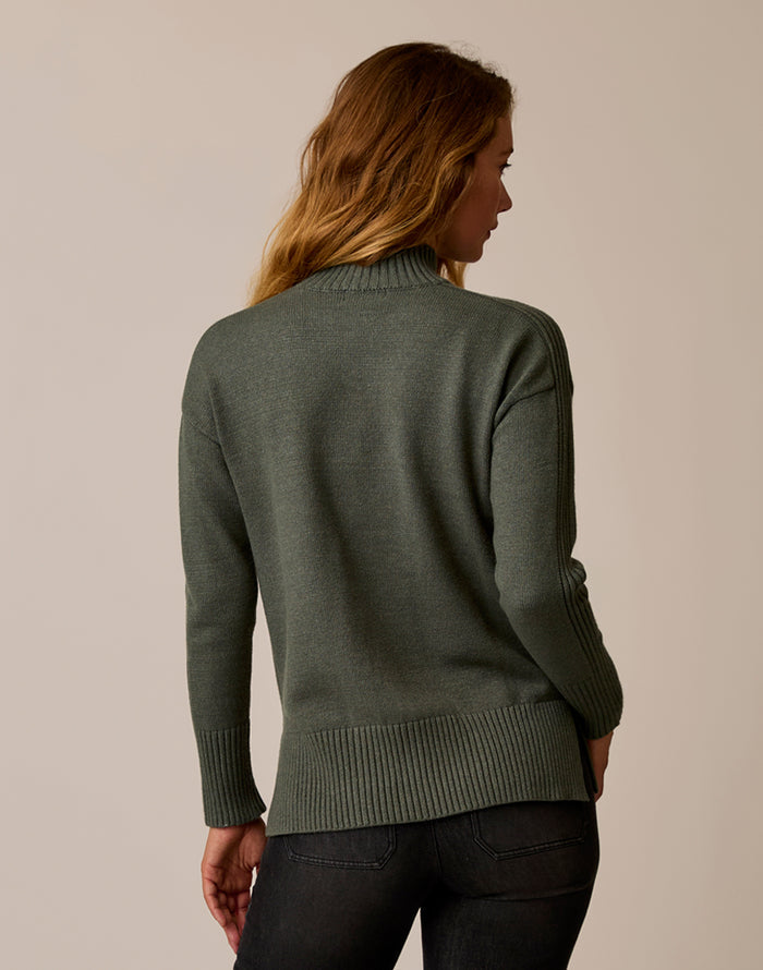 Woodward Sweater: Hazel Heather