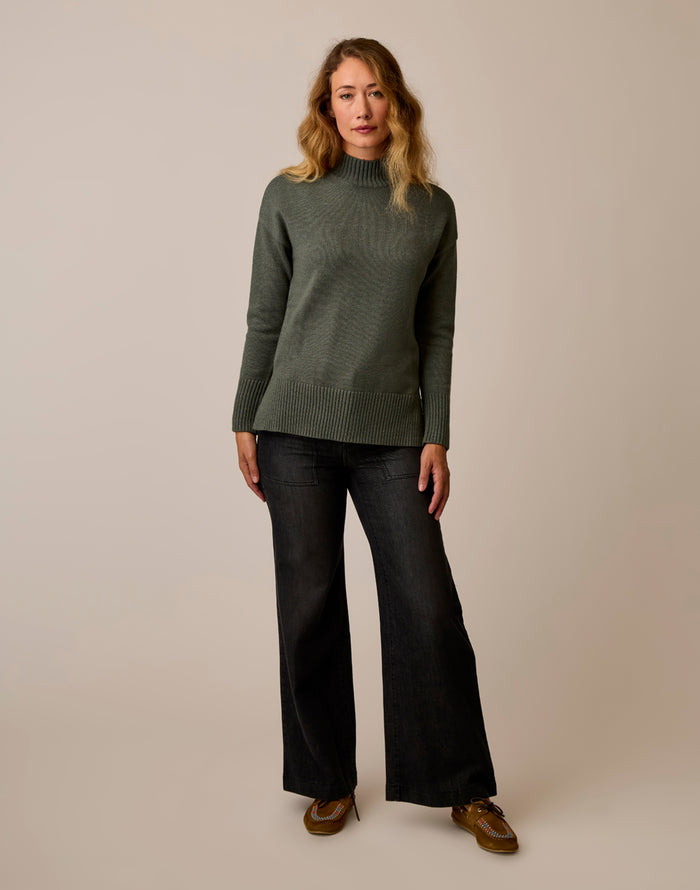 Woodward Sweater: Hazel Heather