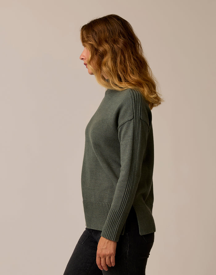 Woodward Sweater: Hazel Heather