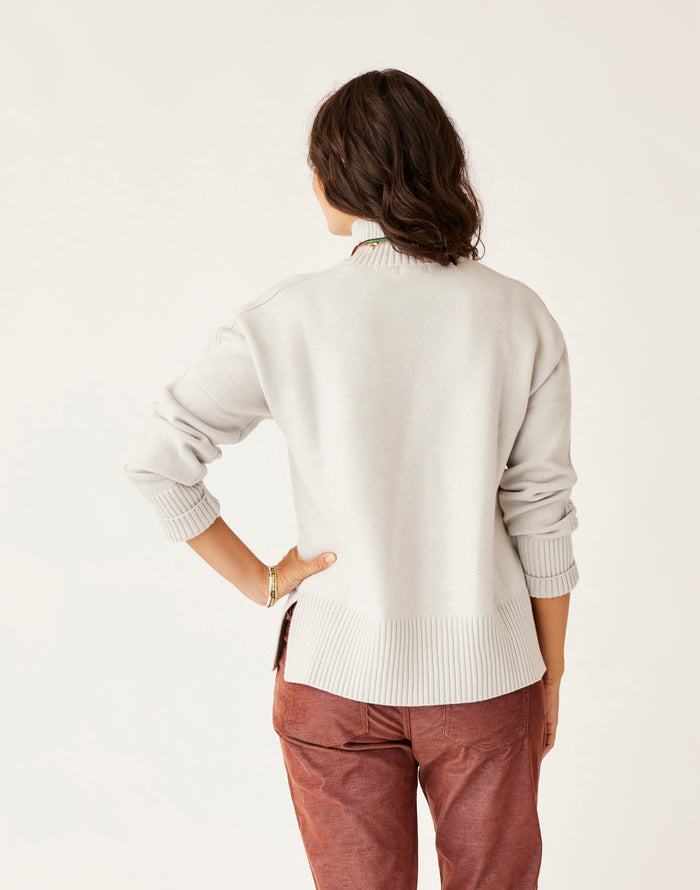 Woodward Sweater: Lt. Grey Heather