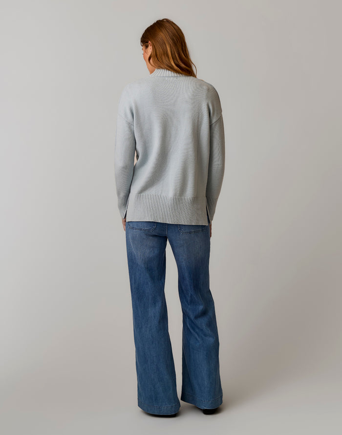Woodward Sweater: Seabreeze
