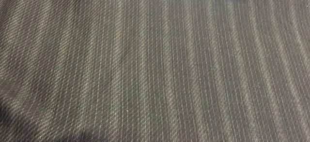 Wool Suiting -Stripe Black / Off white