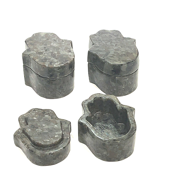 Yooperlite gemstone humza boxes plate/bowl