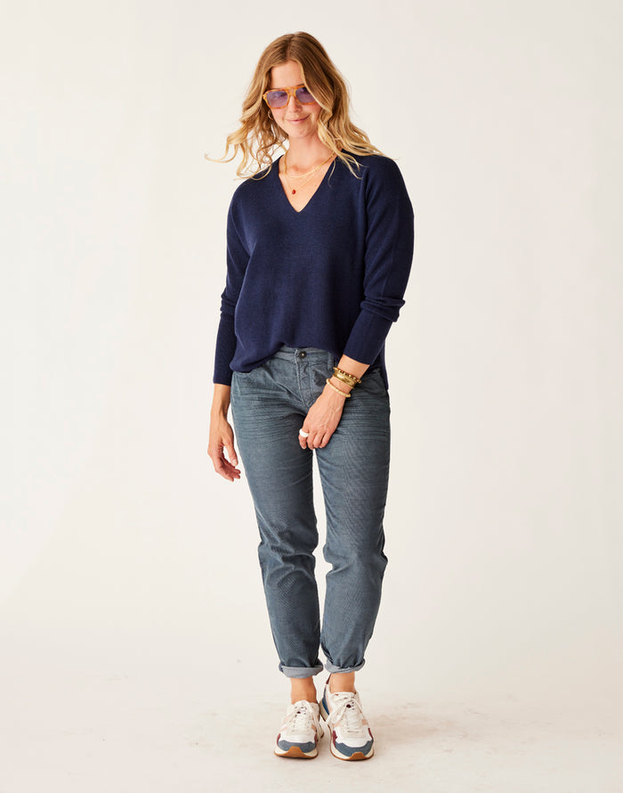 Zella Merino Sweater: Navy - FINAL SALE