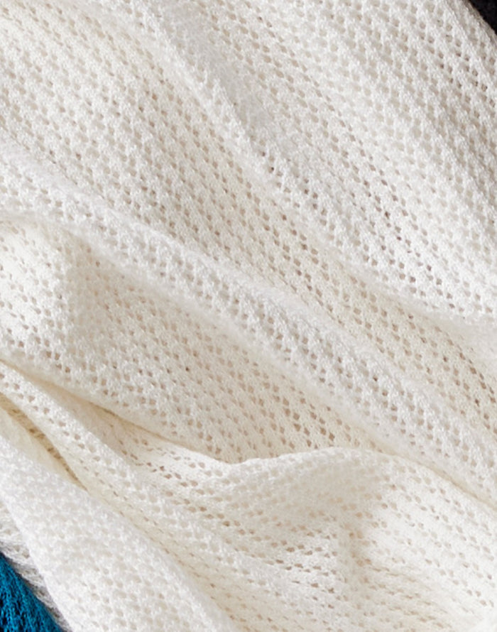 Zella Mesh Pullover: Cloud