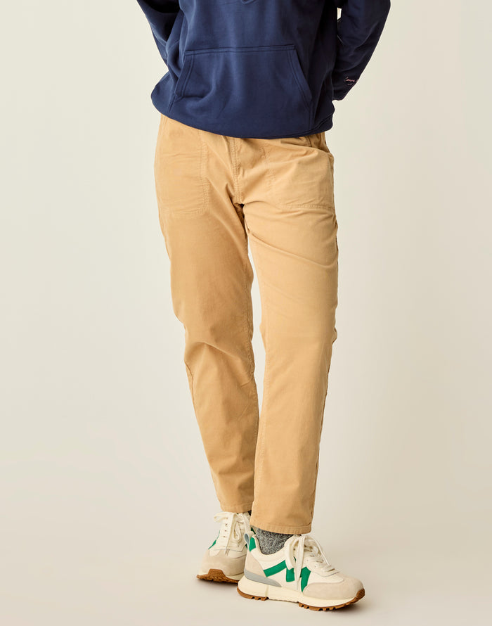Zoe Buttercord Pant: Camel