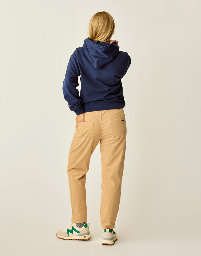 Zoe Buttercord Pant: Camel