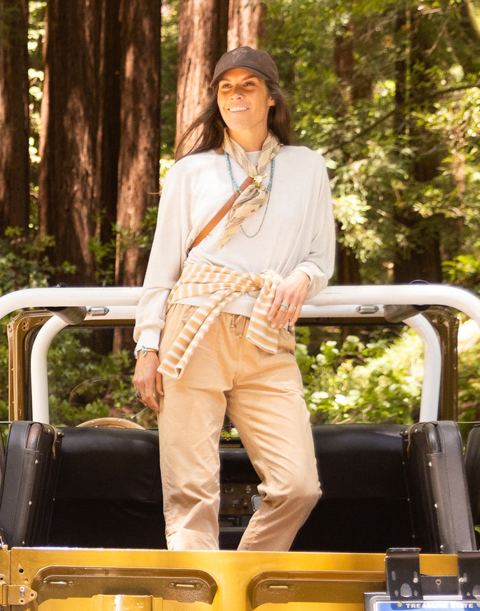 Zoe Buttercord Pant: Camel