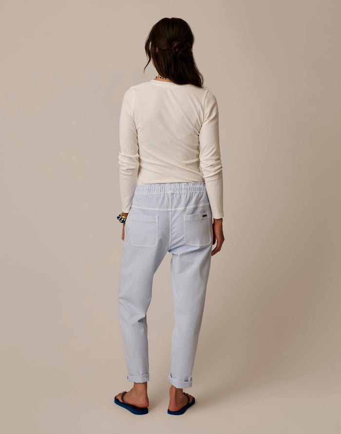 Zoe Twill Pant: Arctic