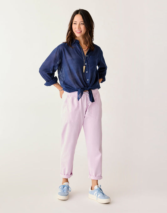 Zoe Twill Pant: Dawn - FINAL SALE