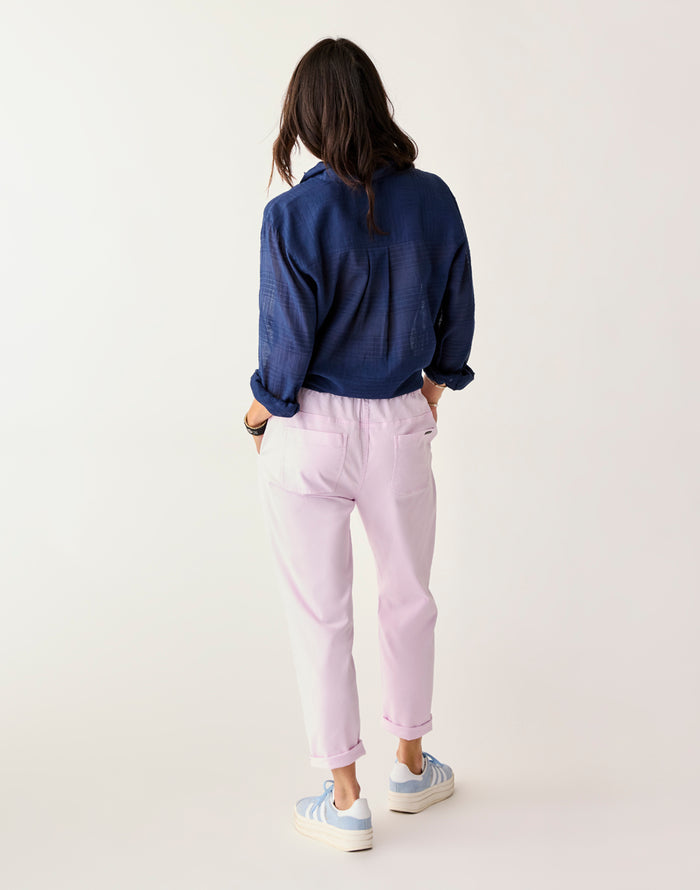 Zoe Twill Pant: Dawn - FINAL SALE