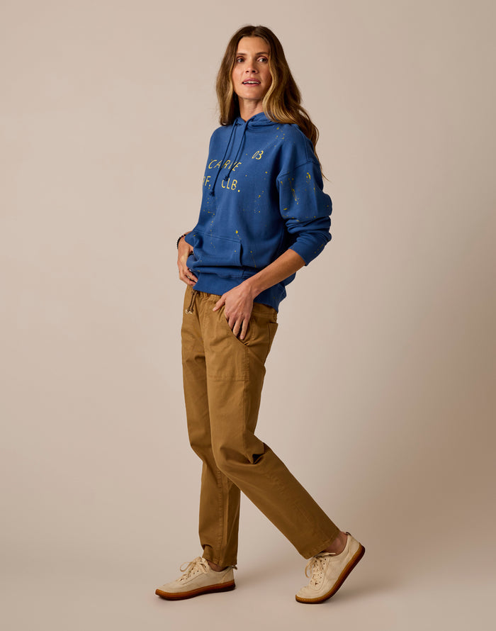 Zoe Twill Pant: Walnut